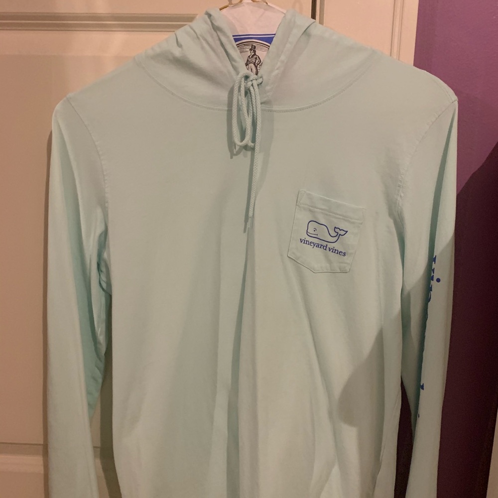 Vineyard Vines Blue Hooded Tshirt